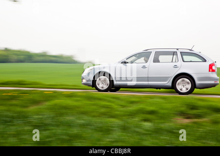 Skoda Octavia Combi III 1,6 75kW GPL Gas di petrolio liquefatto autogas, verde, CO2 (CTK foto/Rene Fluger) Foto Stock