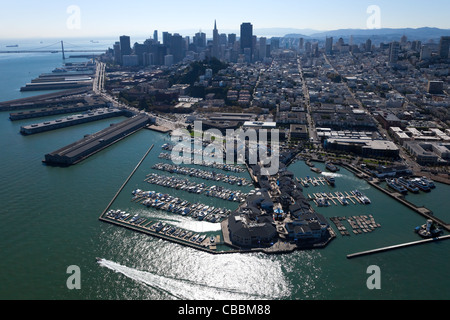 San Francisco Downtown con Embarcadero Foto Stock