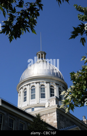 La cupola di Marche Bonsecours nella vecchia Montreal, in Quebec, Canada Foto Stock