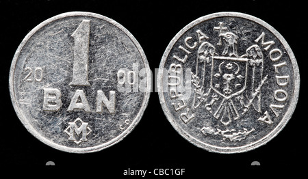 1 divieto coin, Moldavia, 2000 Foto Stock