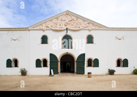 Groot Constantia Wine Estate: Cloete facciata cantina Foto Stock