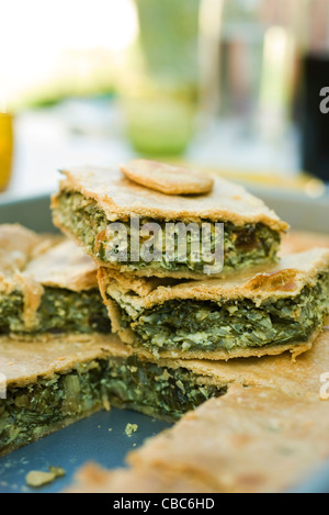 Torta di bietole Foto Stock