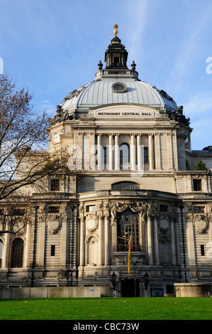 Il Methodist Central Hall di Westminster, Londra, Inghilterra, Regno Unito Foto Stock