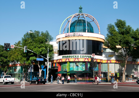 Caffè Starsbucks West Hollywood California Stati Uniti Los Angeles Foto Stock