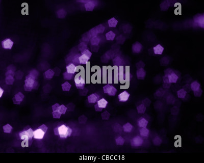 Abstract sfondo sfocato (ottico star filtro) con luce scintillante Foto Stock