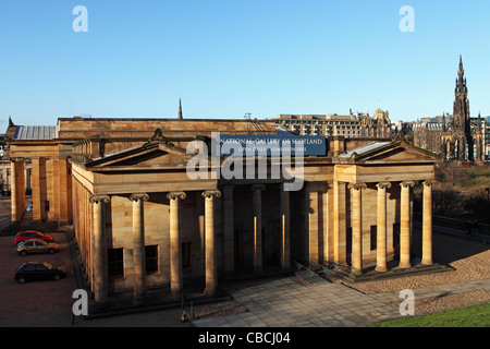La National Gallery of Scotland di Edimburgo, Scozia. Foto Stock