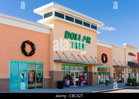 Dollar Tree sconto negozio a Posner Park retail development, Davenport, Central Florida, Stati Uniti d'America Foto Stock