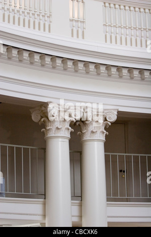 La sala a cupola di la Rotonda Thomas Jefferson dell'università di Virginia, Charlottesville, VA. Foto Stock