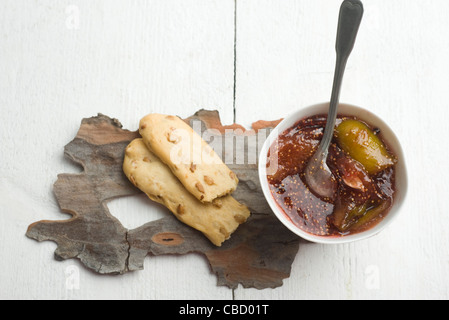 Spiced fig conserva Foto Stock