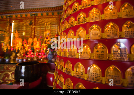 Diecimila Buddha Monastero, Hong Kong, Cina Foto Stock