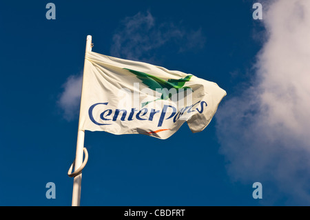 Un flag al Center Parcs in Elveden vicino a Thetford , Inghilterra , Inghilterra , Regno Unito Foto Stock