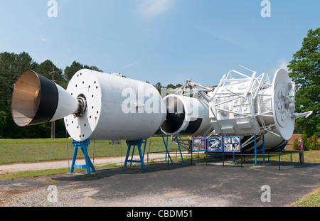 In Alabama, Huntsville, U.S. Space & Rocket Center, NASA Skylab mock-up, degli Stati Uniti prima stazione spaziale 1973-74 hanno presidiato. Signor Foto Stock