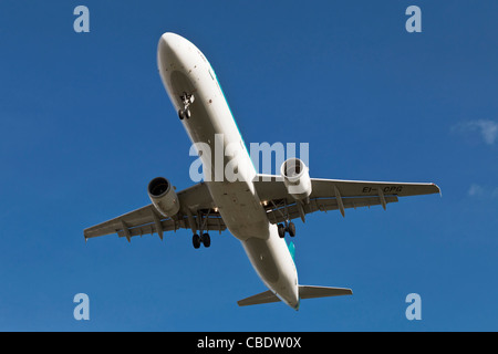 Un Airbus A321 della compagnia aerea irlandese Aer Lingus Foto Stock