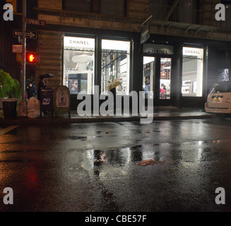 Il chanel store di Soho a New York è visto il Mercoledì, 7 dicembre 2011. (© Richard B. Levine) Foto Stock