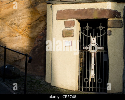 St Fillan's Cave, Pittenweem, Fife Foto Stock