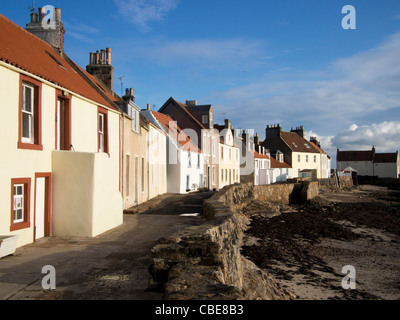 Case lungo la sponda occidentale, Pittenweem Foto Stock