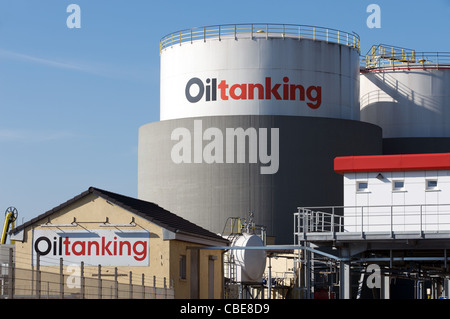 Oiltanking terminale, Duisburg, Germania. Foto Stock