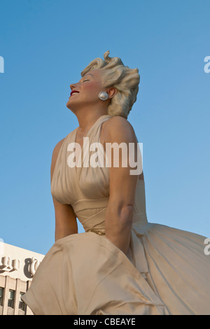 Marilyn Monroe statua sulla Michigan Avenue a Chicago, Illinois Foto Stock