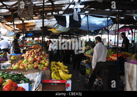 Strade di Ramallah, Mercato Foto Stock