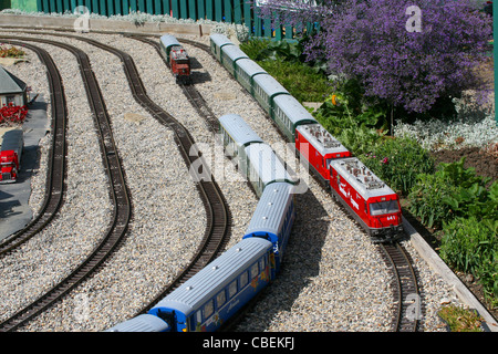 treno di modello Foto Stock