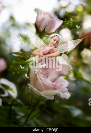 Sweet Little fairy Foto Stock