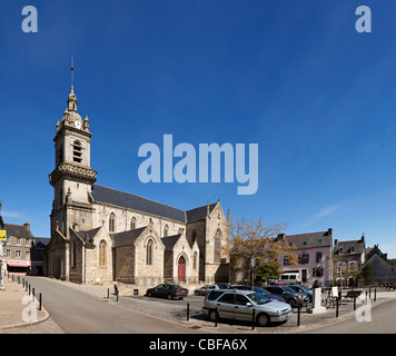 Saint Julien chiesa in Chateauneuf du faou e Finistere, Bretagna Francia Foto Stock