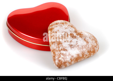 Gingerbread cuore Foto Stock