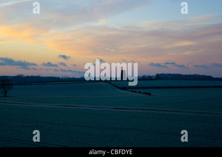 Abbandonato il mulino a vento Foto Stock