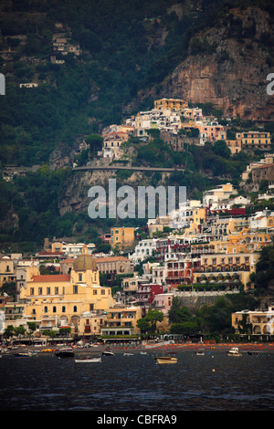 L'Italia, Campania, Costiera Amalfitana, Positano, villaggio, Foto Stock