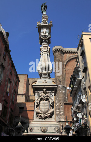 L'Italia, Campania, Napoli, San Gennaro statua, Foto Stock