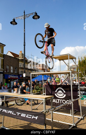 Isle of Wight Festival di ciclismo 2011. Foto di Patrick Eden ©2011 Foto Stock