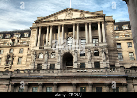 Banca d'Inghilterra in banca - London Square Mile Foto Stock