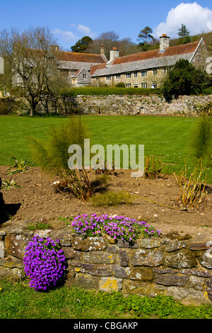 Mottistone Manor, Brightstone, Isle of Wight, England, Regno Unito Foto Stock