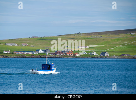 Traversata da Lerwick all isola di Bressay nelle isole Shetland. SCO 7774. Foto Stock