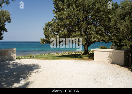 Ari Burnu cimitero di Anzac cove nell'Anzac area di Gallipoli, Turchia Foto Stock