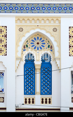 Oriental Style Window, Villa Tunisienne (1884), Oriental, Moorish o Tunisian Style House Hyères Var Provence France Foto Stock