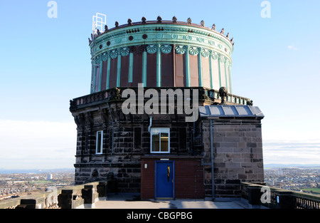 La cupola del 36' telescopio riflettore presso il Royal Observatory Edinburgh Foto Stock