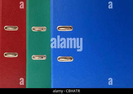 Le cartelle di office sfondo legante Foto Stock