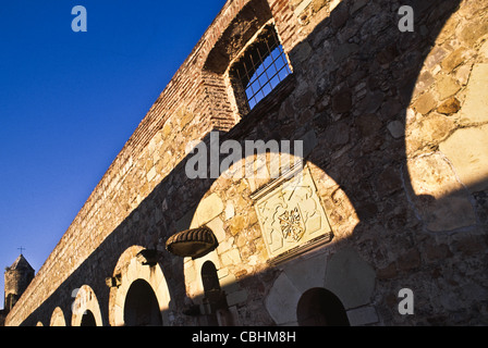 Aprire cappella di Cuilapan iniziato 1550 rimane incompiuto, Cuilapan de Guerrero, Oaxaca, Messico Foto Stock