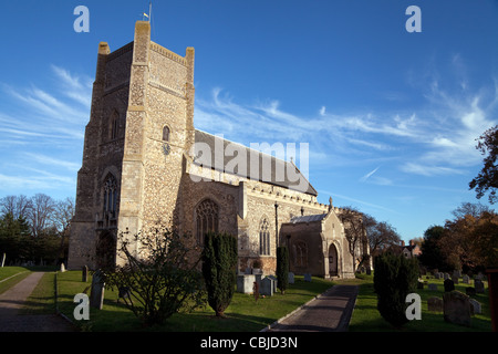 Orford villaggio chiesa, Orford, Suffolk REGNO UNITO Foto Stock