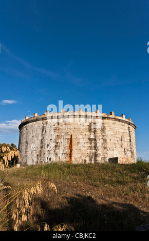 Mausoleo di Lucio Munazio Planco, reperti romani, sulla parte superiore dei Monts Orlando, Gaeta, Latina, lazio italia Foto Stock