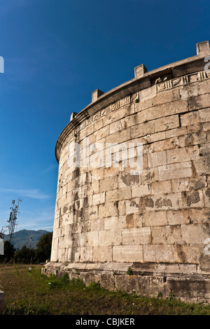 Mausoleo di Lucio Munazio Planco, reperti romani, sulla parte superiore dei Monts Orlando, Gaeta, Latina, lazio italia Foto Stock