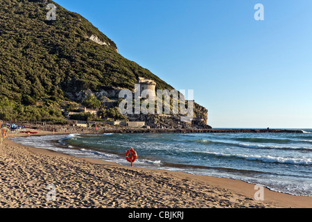 Spiaggia di Sabaudia, Parco Nazionale del Circeo, Sabaudia, Latina Lazio, Italia Foto Stock