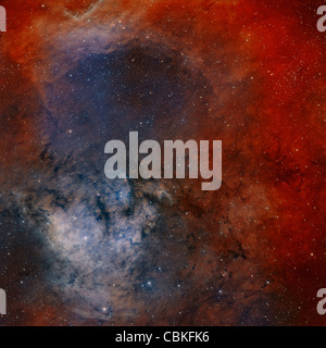 Giovane stella-complesso di formatura NGC 7822 nella costellazione di Cefeo. Foto Stock