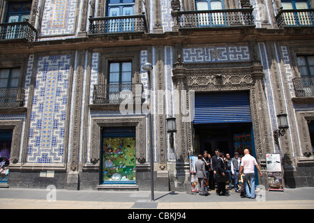 Sanborns department store, Casa de los Azulejos, casa di piastrelle, originariamente un palazzo, Città del Messico, Messico, America del Nord Foto Stock