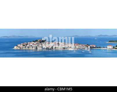 Panorama della famosa destinazione turistica in Croazia Foto Stock