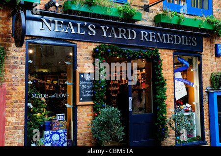 Neal's Yard rimedi Shop, Neal's Yard, Covent Garden, Londra, Inghilterra, Regno Unito Foto Stock