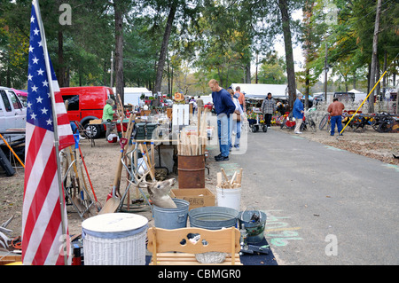 Primo lunedì mercato delle pulci, Canton, Texas, Stati Uniti d'America Foto Stock