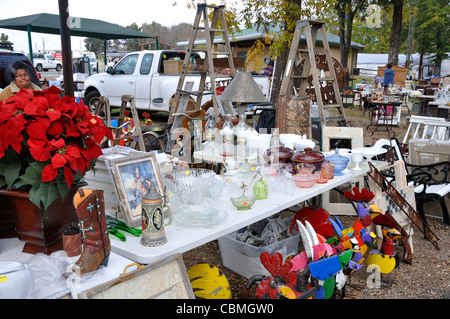 Primo lunedì mercato delle pulci, Canton, Texas, Stati Uniti d'America Foto Stock