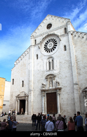 Cattedrale di St Sabinus, Cattedrale di San Sabino, Piazza dell' Odegitria, Bari vecchia, Puglia Puglia mare Adriatico, Europa Foto Stock